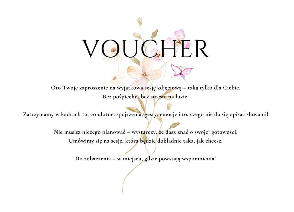 Voucher 13x18cm