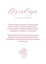 Podziękowanie świąteczne 13x18cm